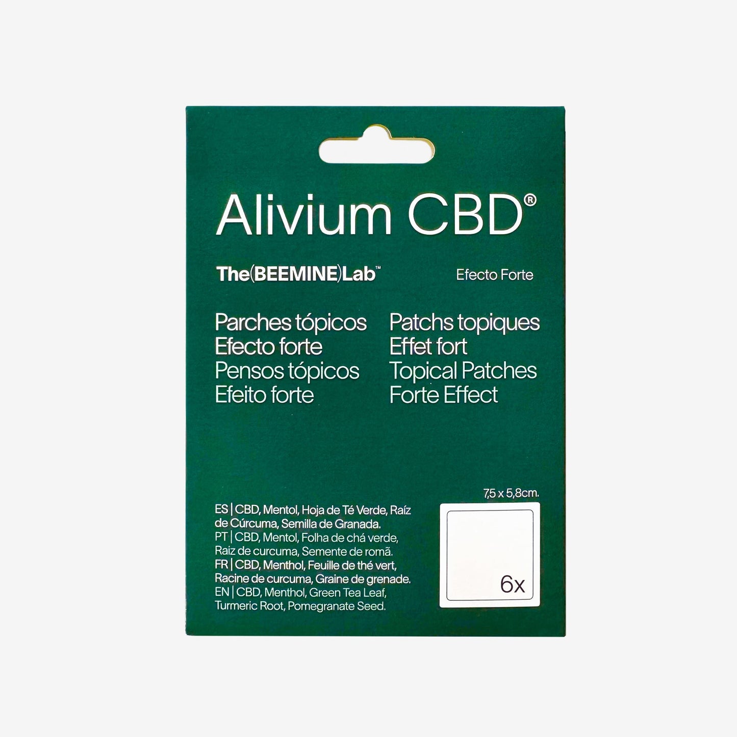 Parches Alivium CBD Laboratorios Beemine