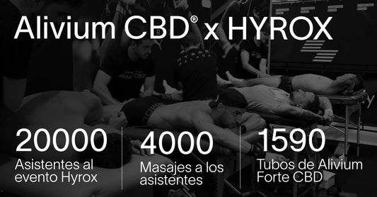 Alivium CBD en HYROX: tu aliado para la recuperación muscular Laboratorios Beemine
