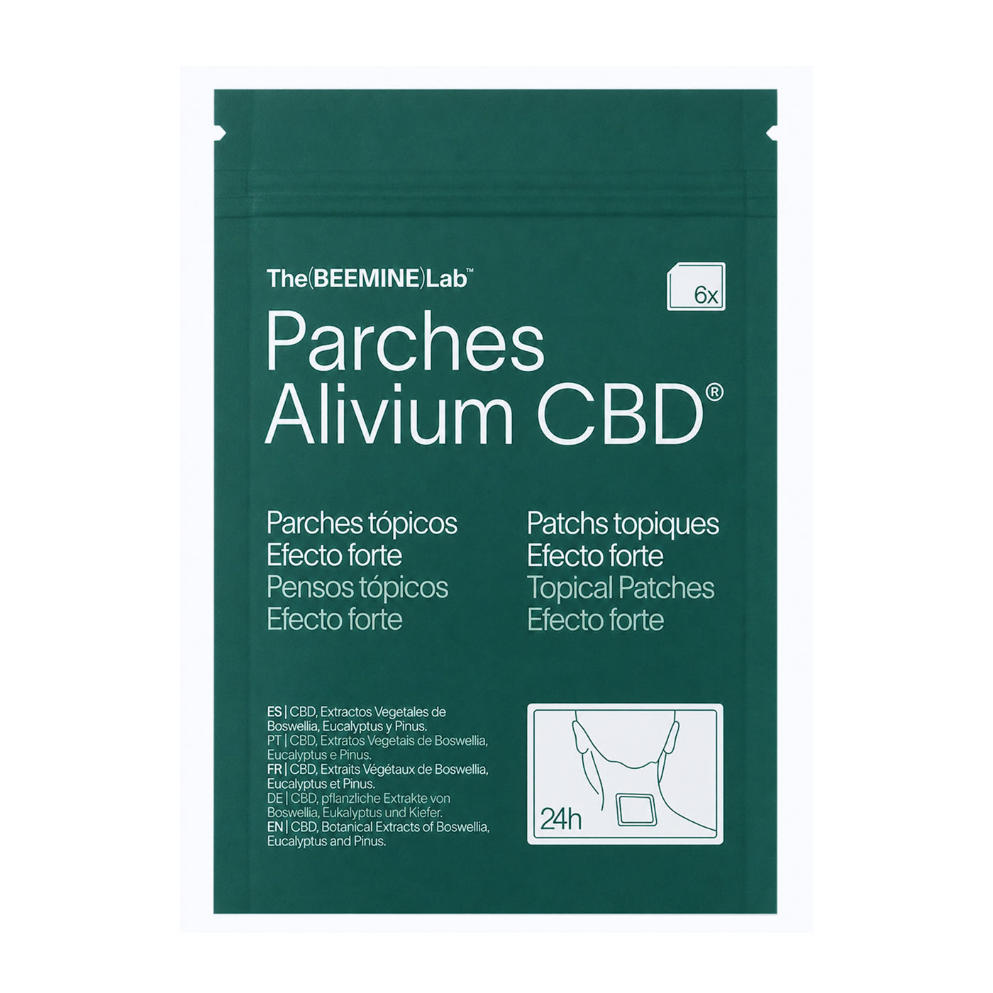 Parches Alivium CBD Forte, Alivio natural